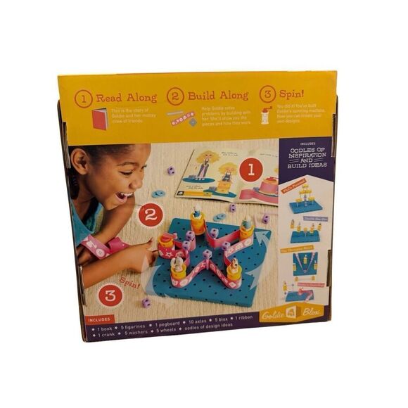 Brand New Goldieblox and The Spinning Machine Construction STEM Toy Game - Picture 3 of 3